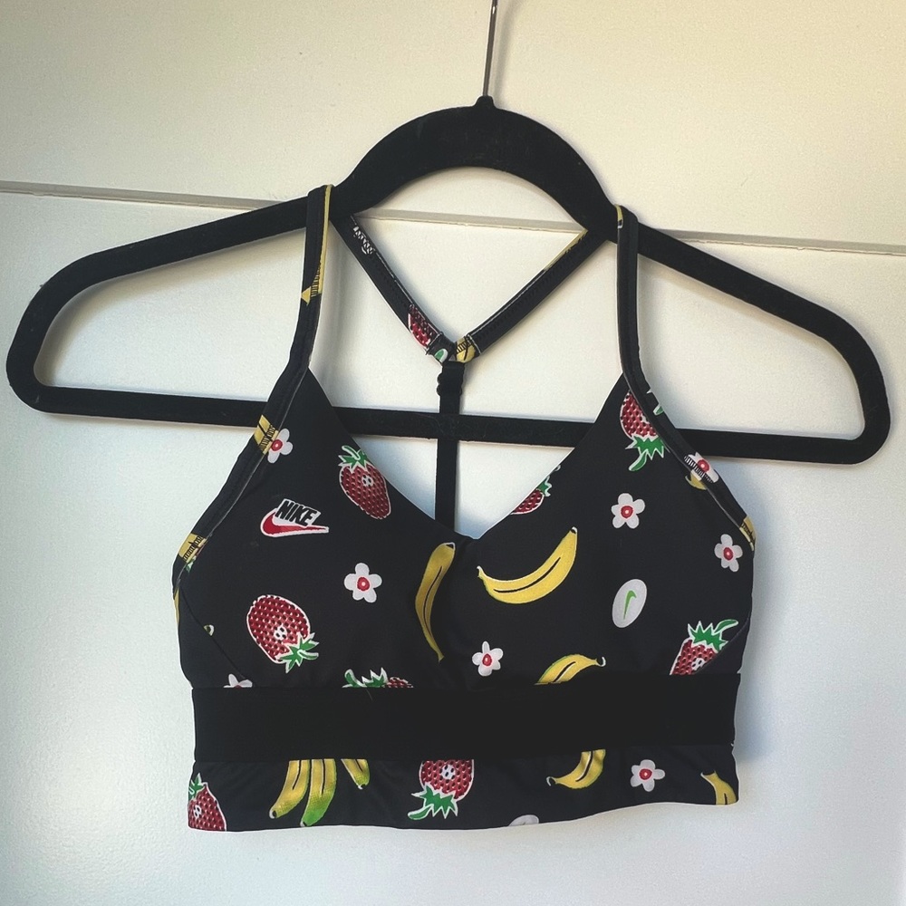 Nike Indy Dri Fit Strawberry Banana Sport Bra
